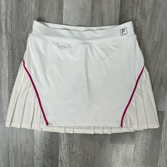 Plated Tennis Skort Fila Mid Rise Medium - Picture 2 of 8